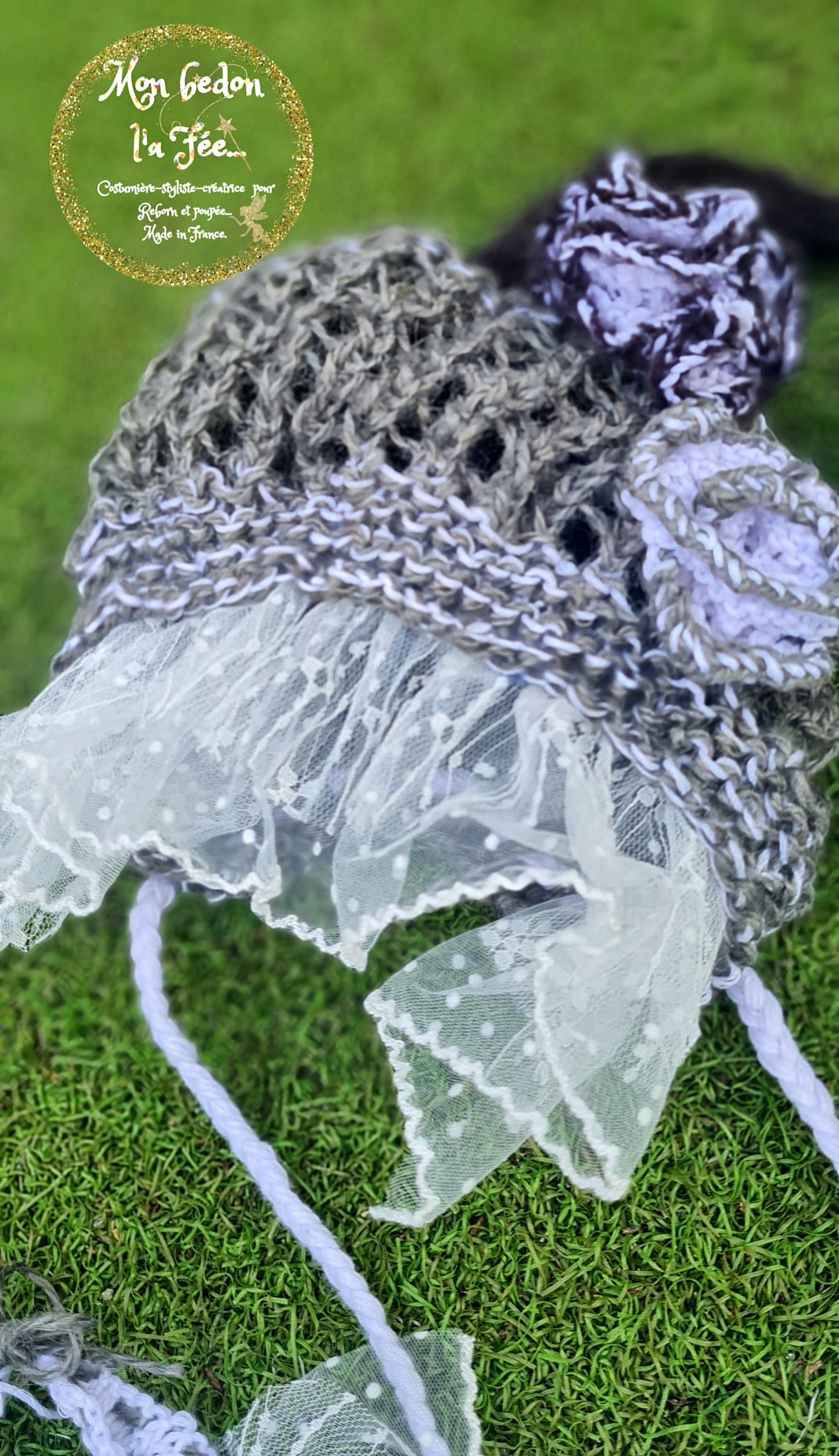 Les Broderies Célestes: Gris Étoilé et Dentelle Féérique ✨🌟💫