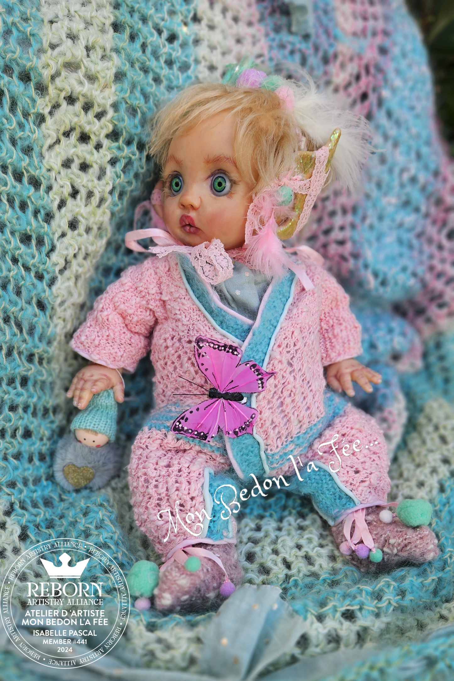 Poupée reborn authentique Peeka by Bonnie Brown