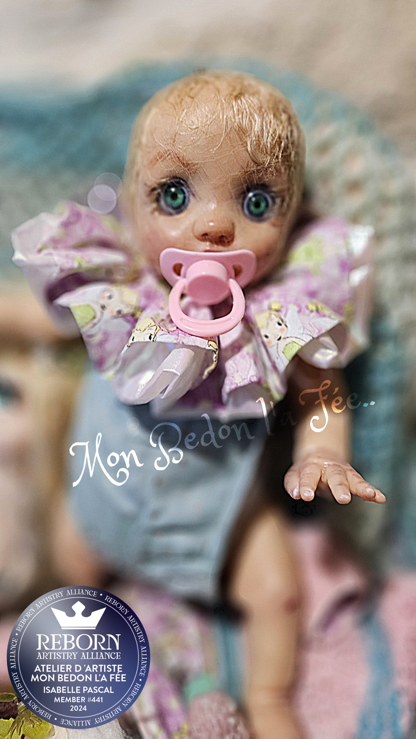 Poupée reborn authentique Peeka by Bonnie Brown