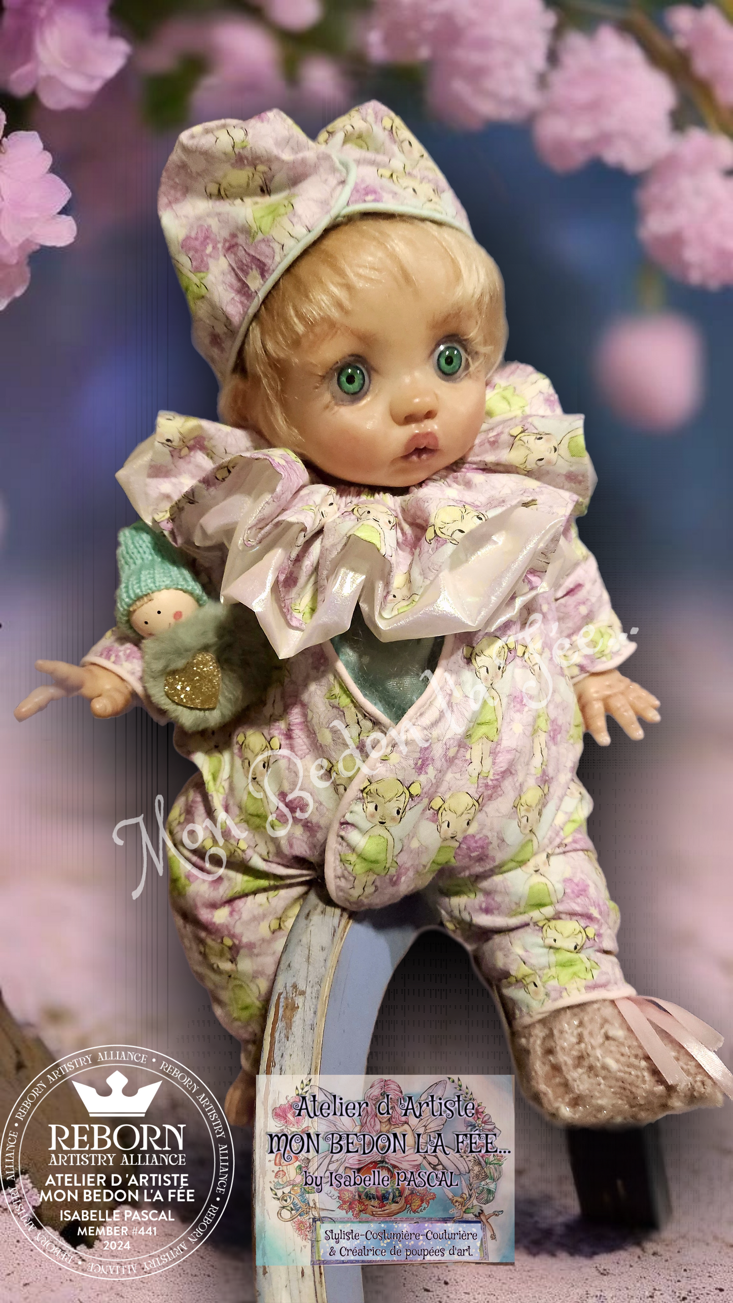 Poupée reborn authentique Peeka by Bonnie Brown