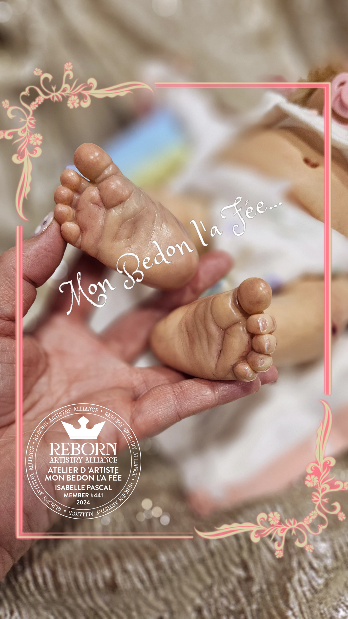 Poupée reborn authentique Peeka by Bonnie Brown