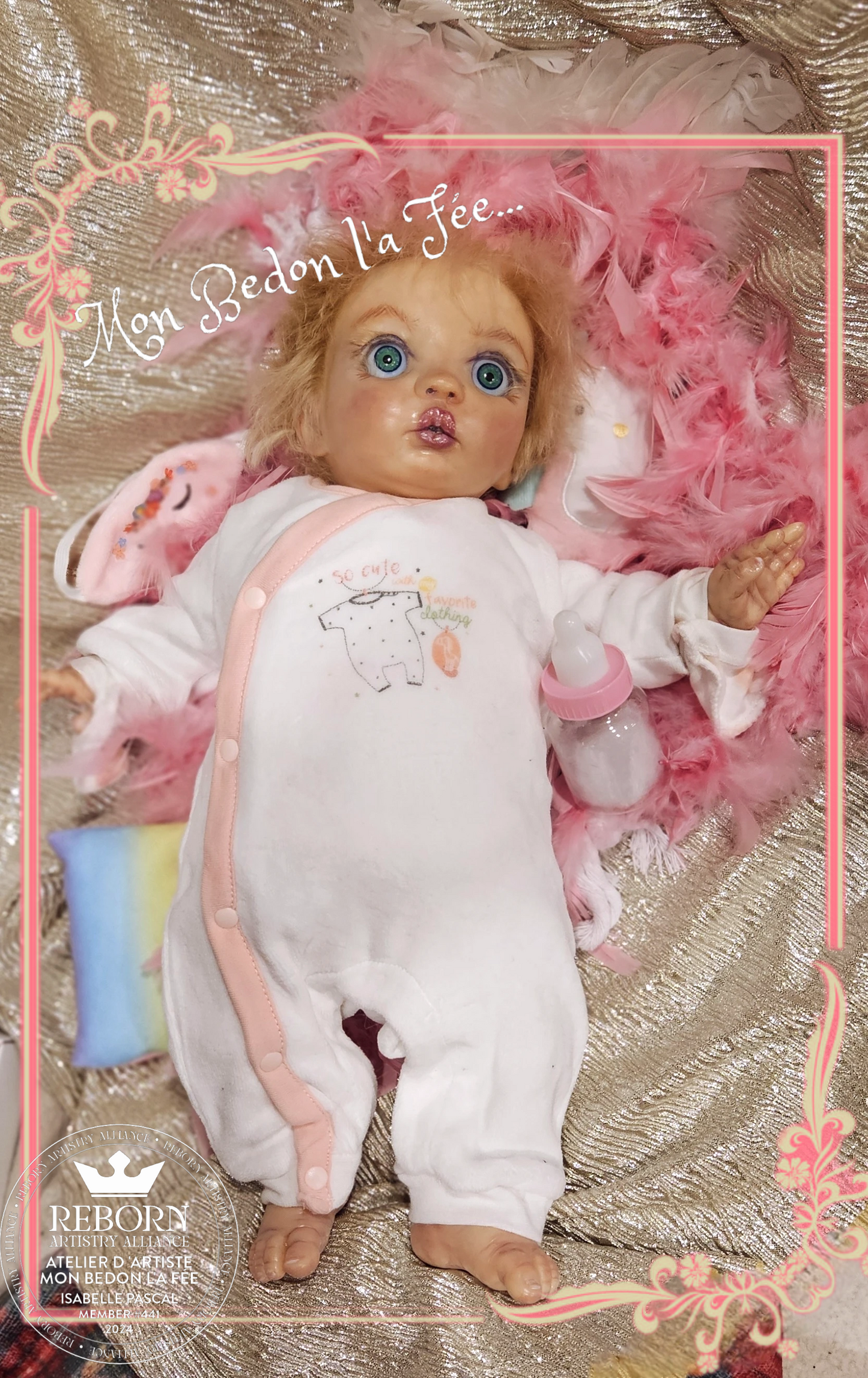 Poupée reborn authentique Peeka by Bonnie Brown