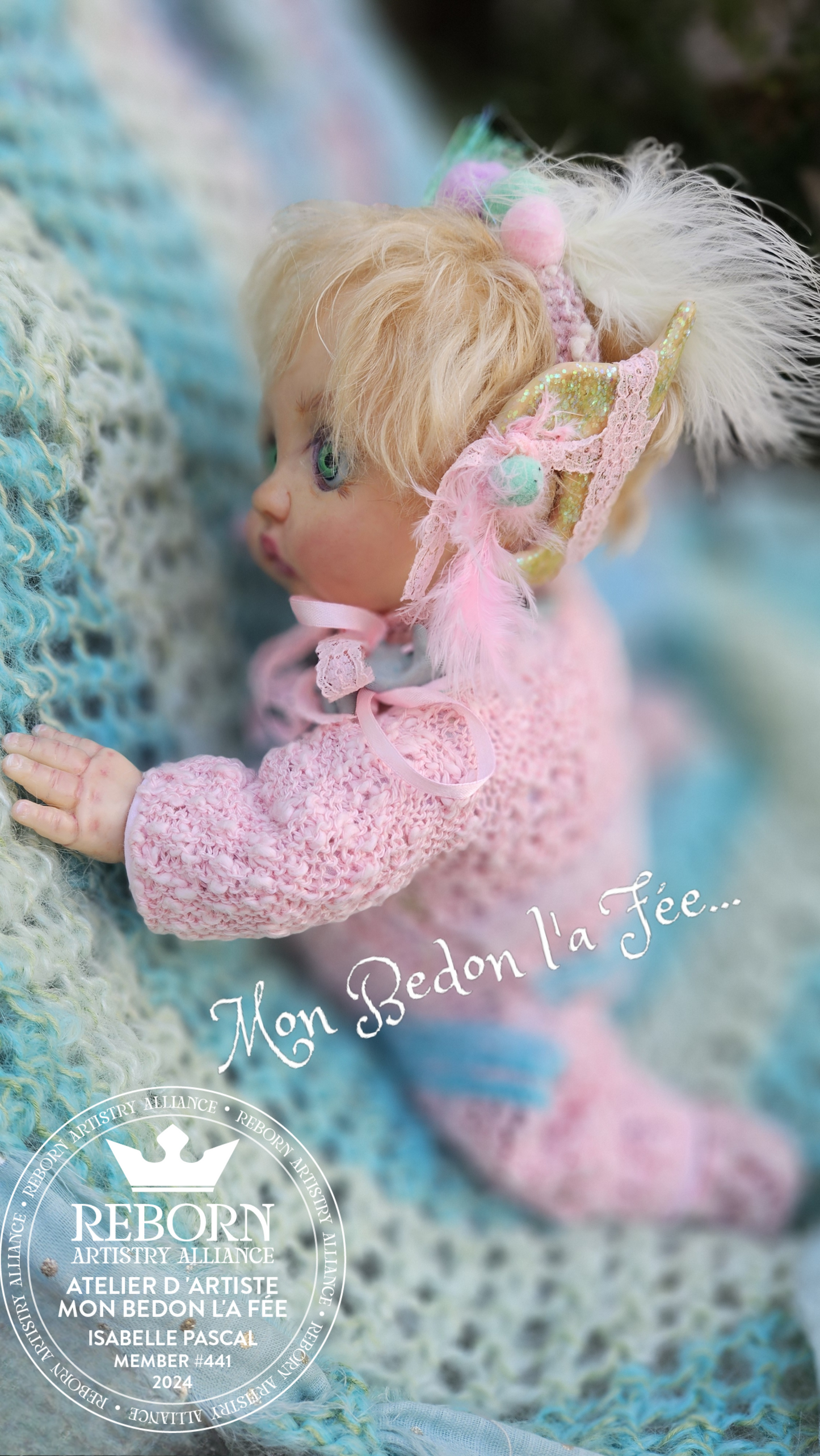 Poupée reborn authentique Peeka by Bonnie Brown