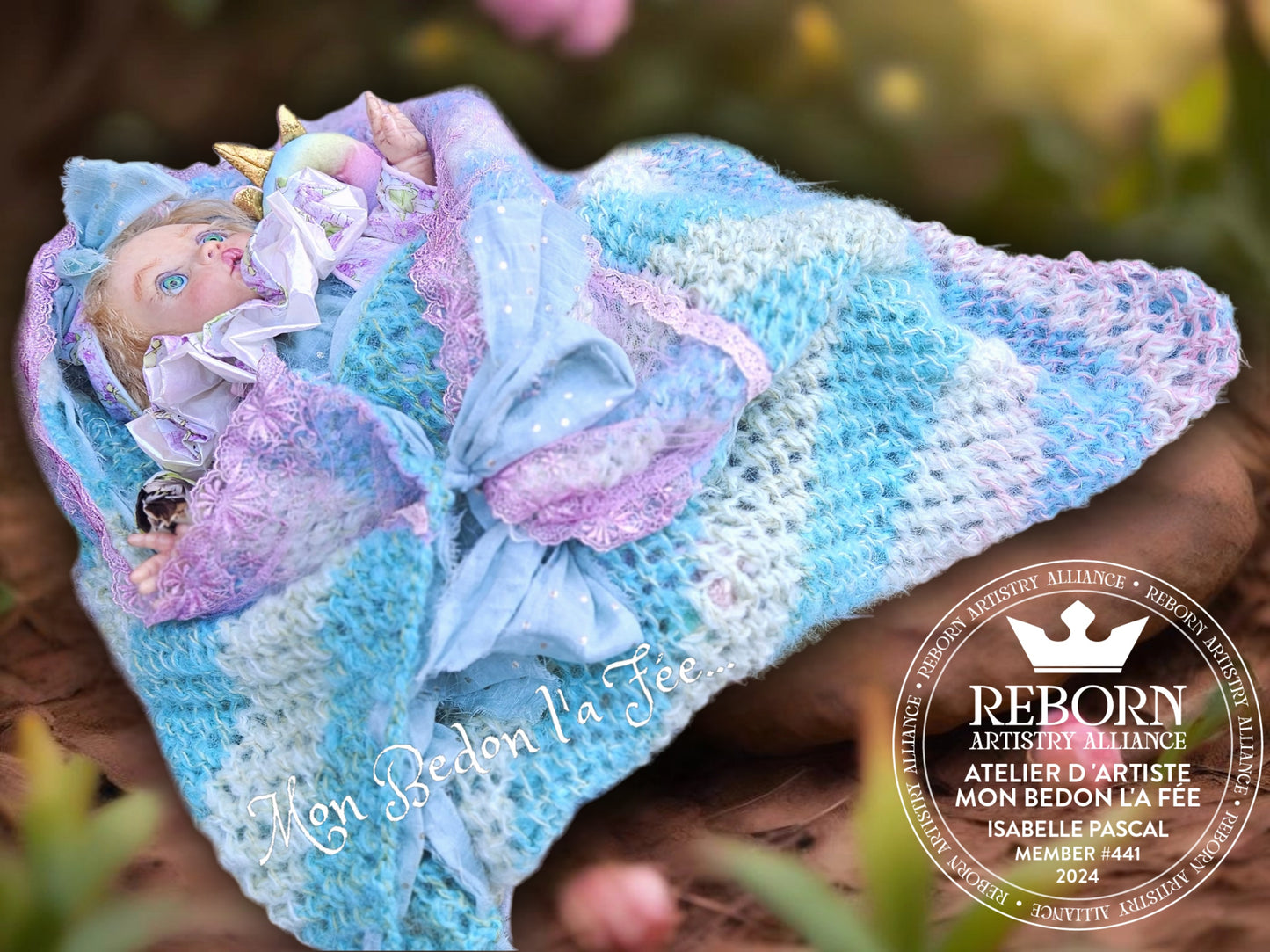 Poupée reborn authentique Peeka by Bonnie Brown