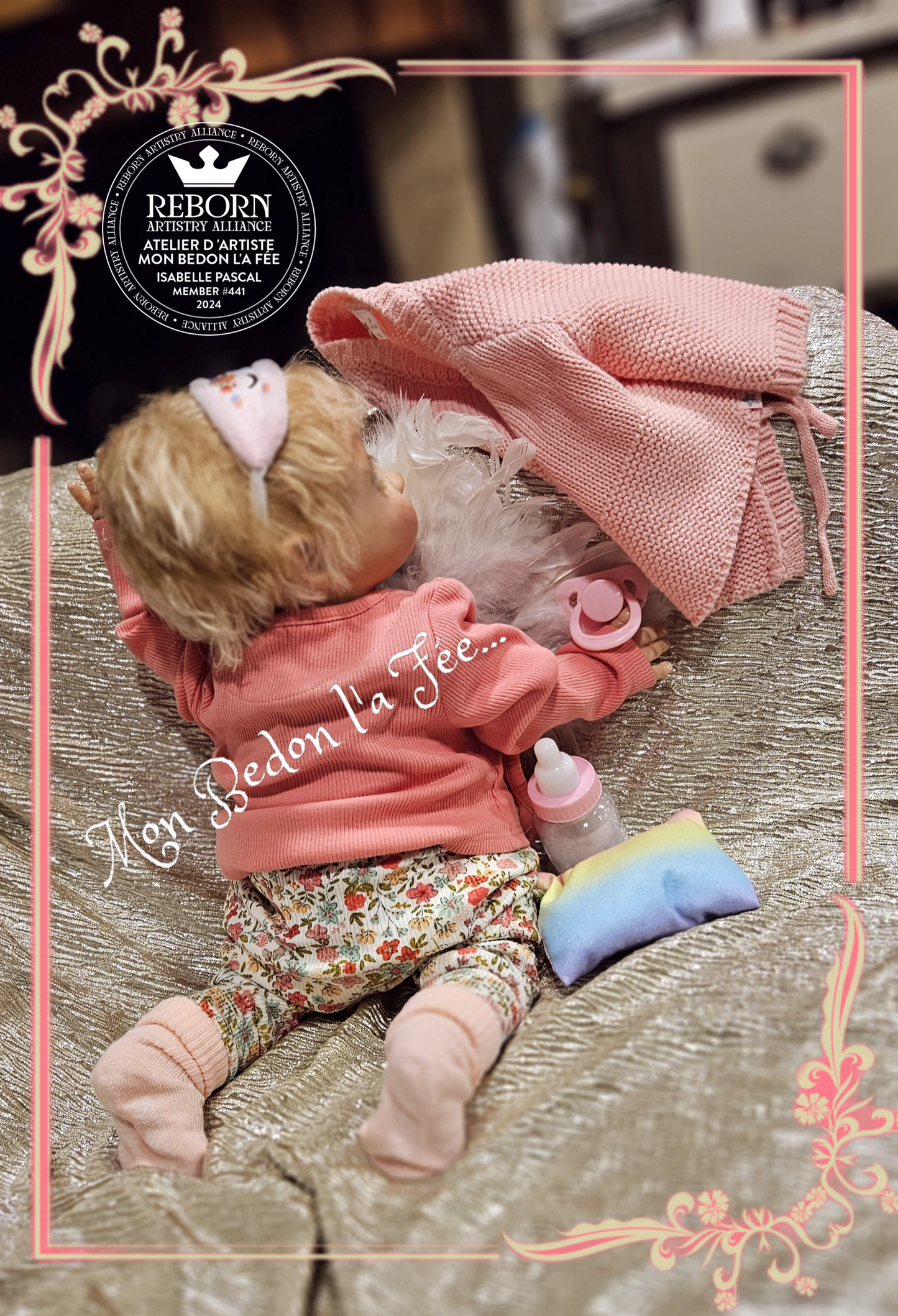 Poupée reborn authentique Peeka by Bonnie Brown