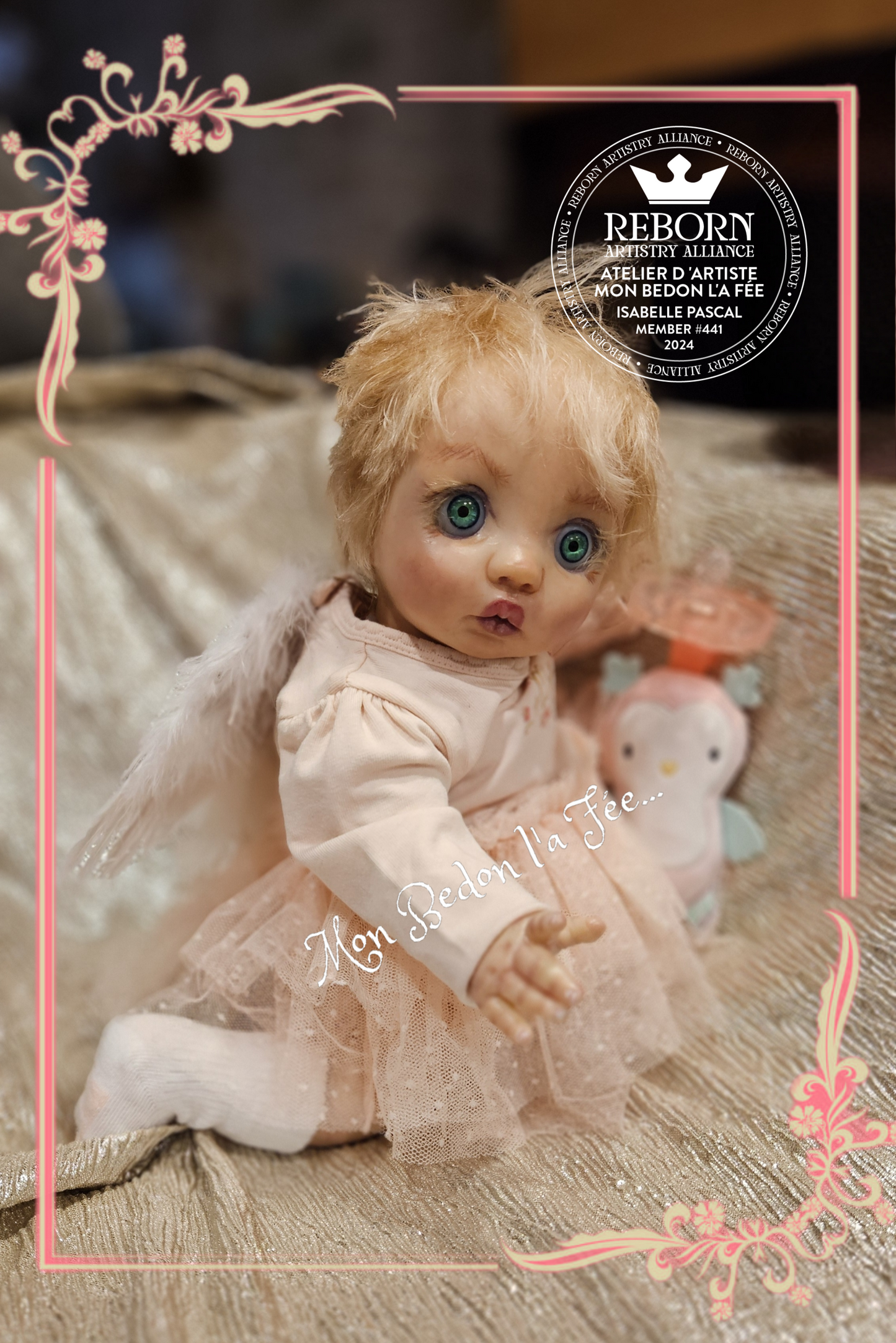 Poupée reborn authentique Peeka by Bonnie Brown