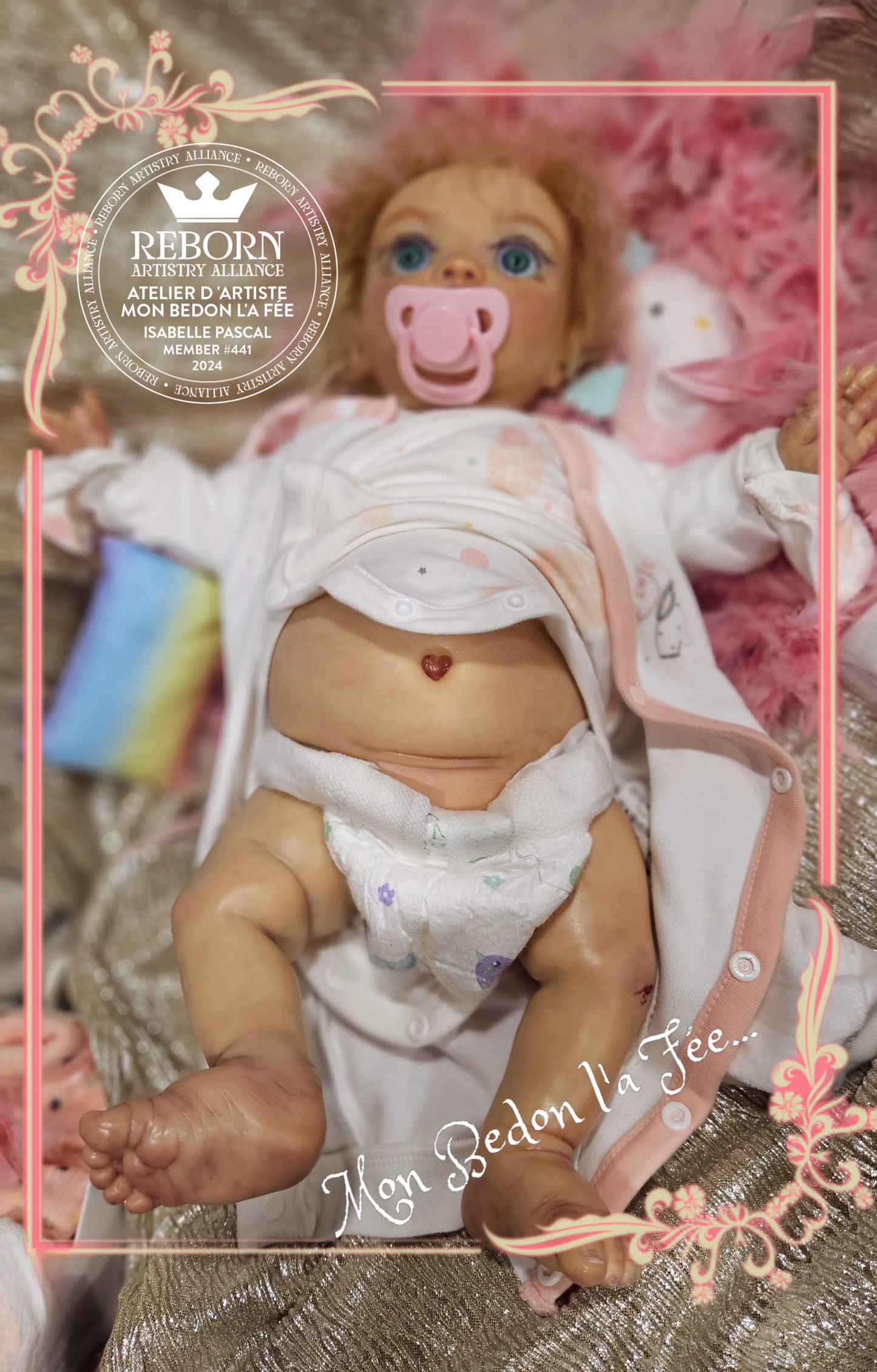Poupée reborn authentique Peeka by Bonnie Brown