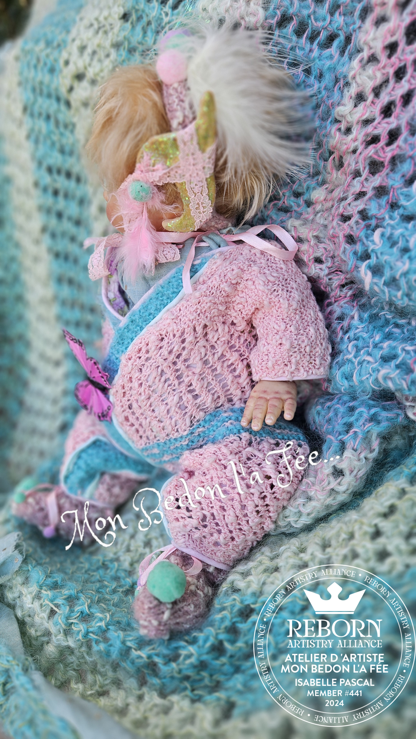 Poupée reborn authentique Peeka by Bonnie Brown