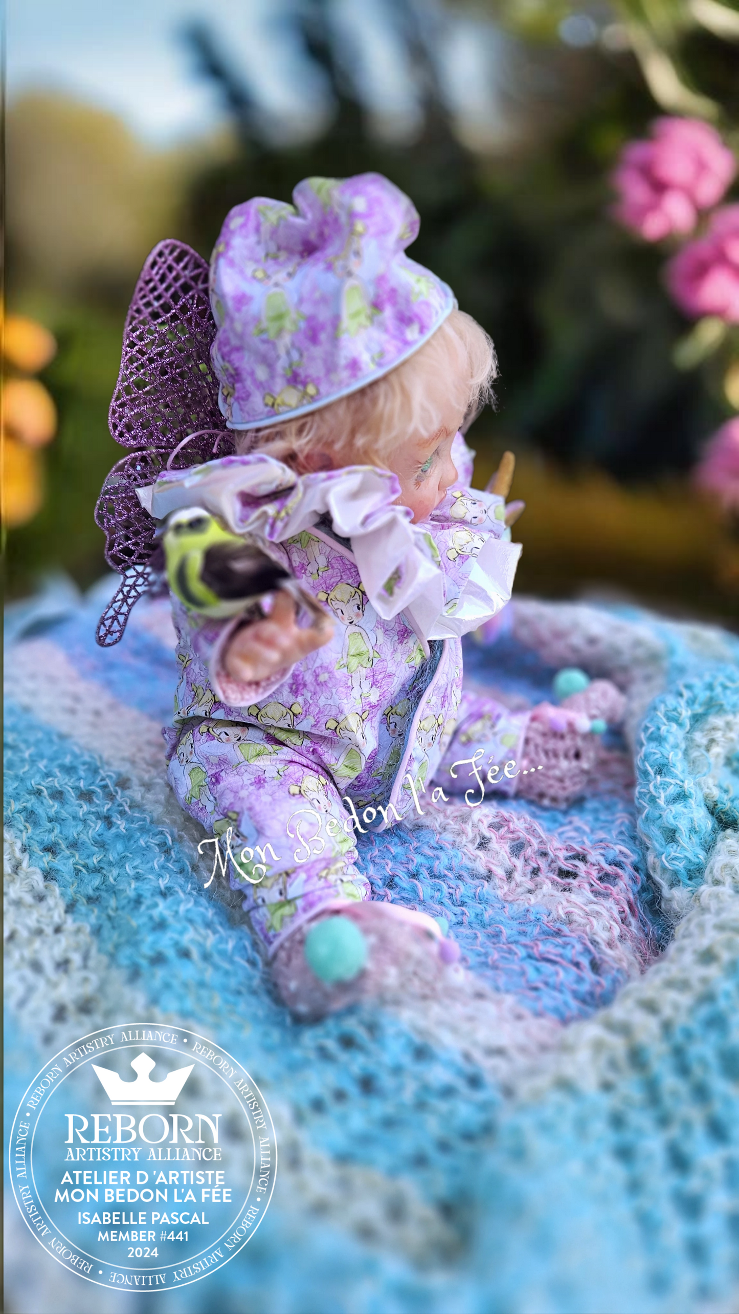 Poupée reborn authentique Peeka by Bonnie Brown