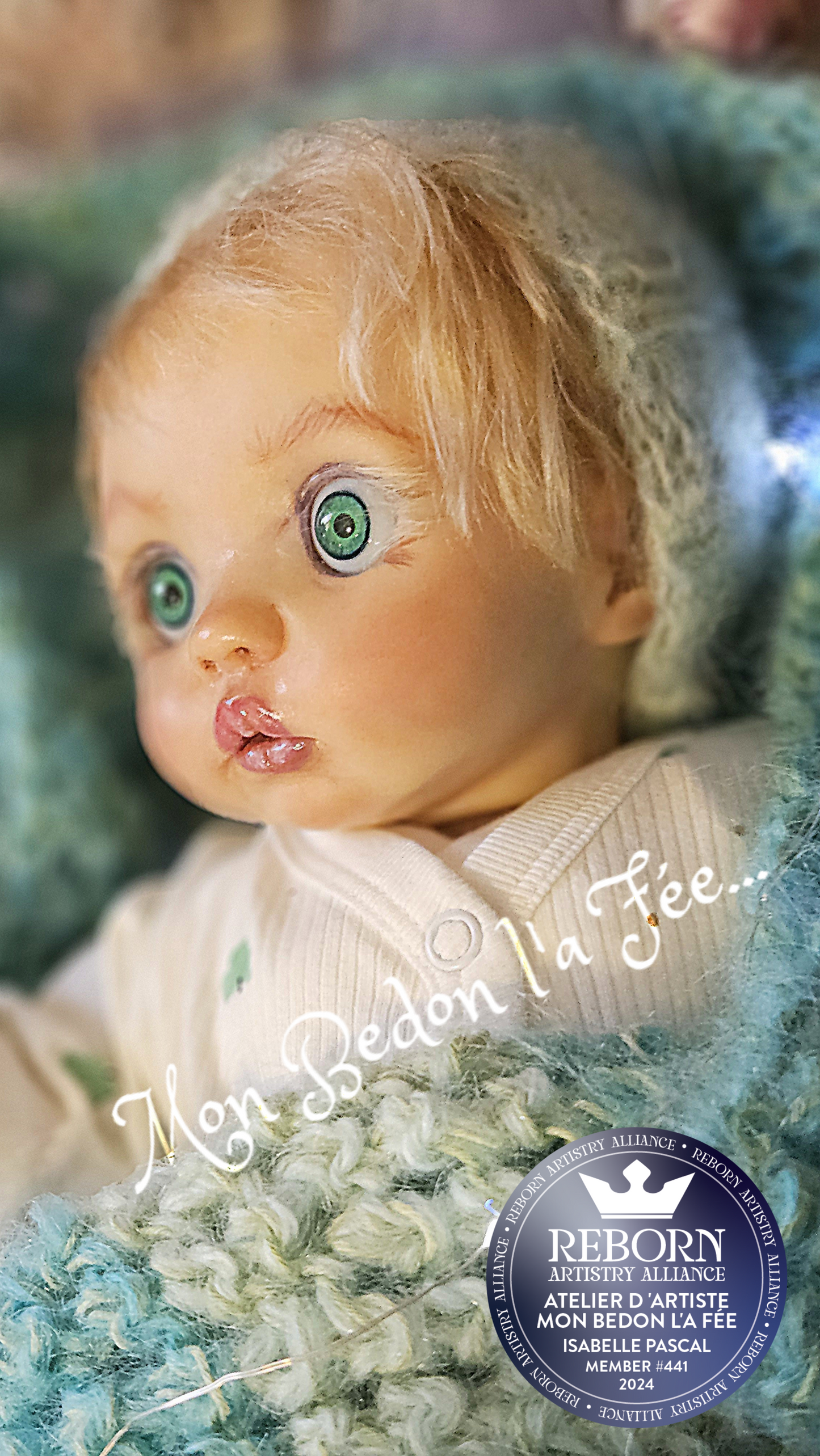 Poupée reborn authentique Peeka by Bonnie Brown