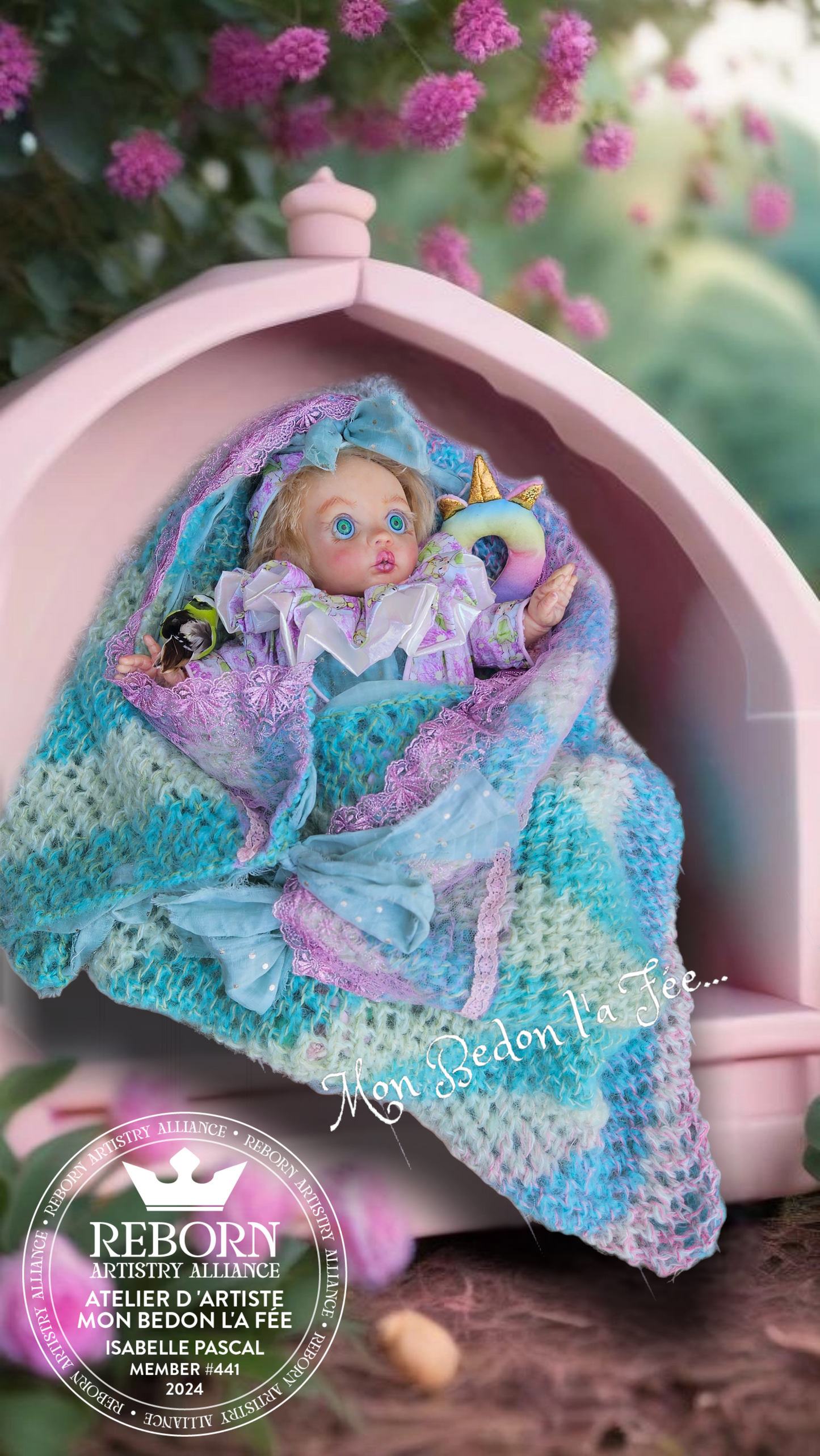 Poupée reborn authentique Peeka by Bonnie Brown