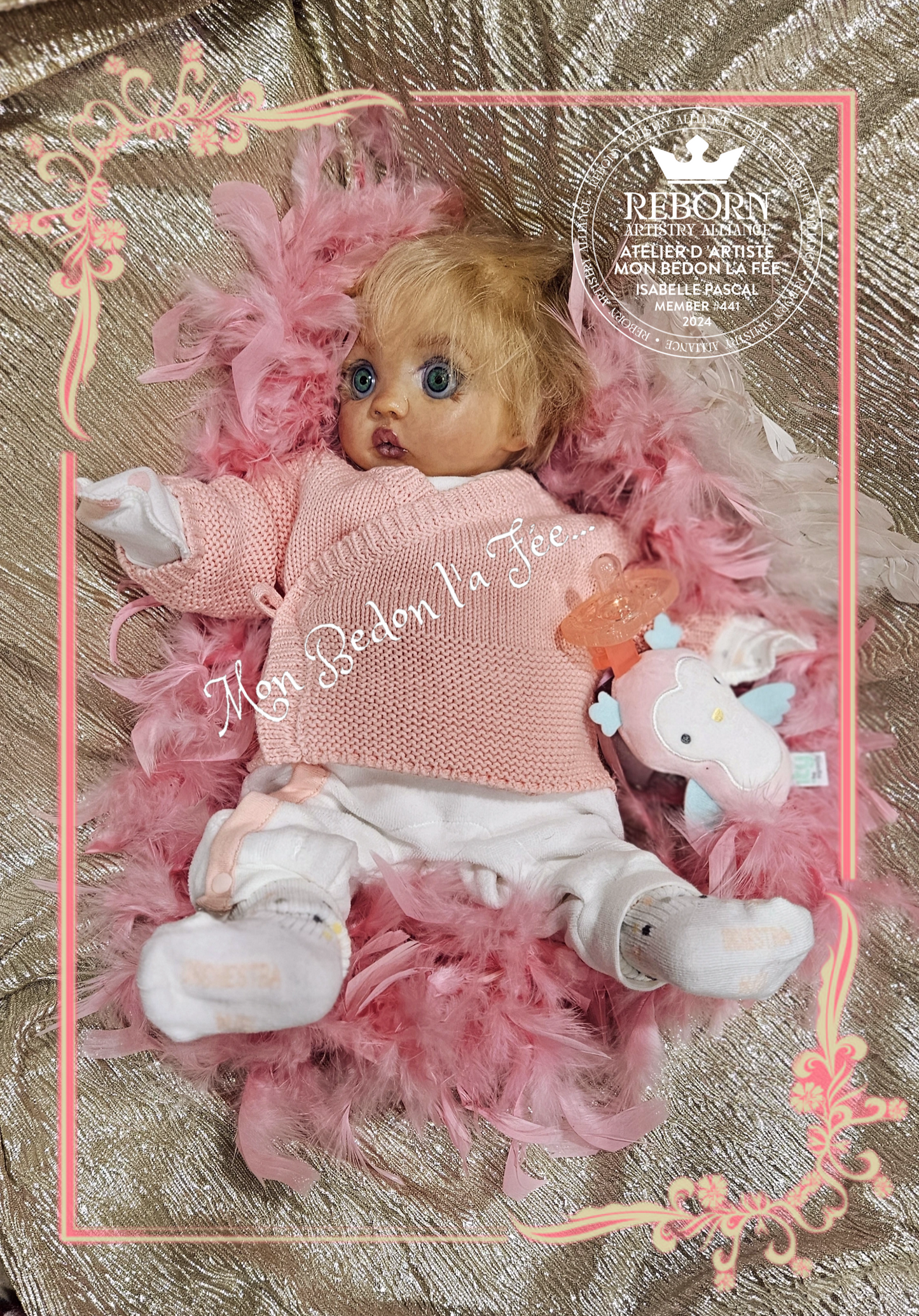 Poupée reborn authentique Peeka by Bonnie Brown