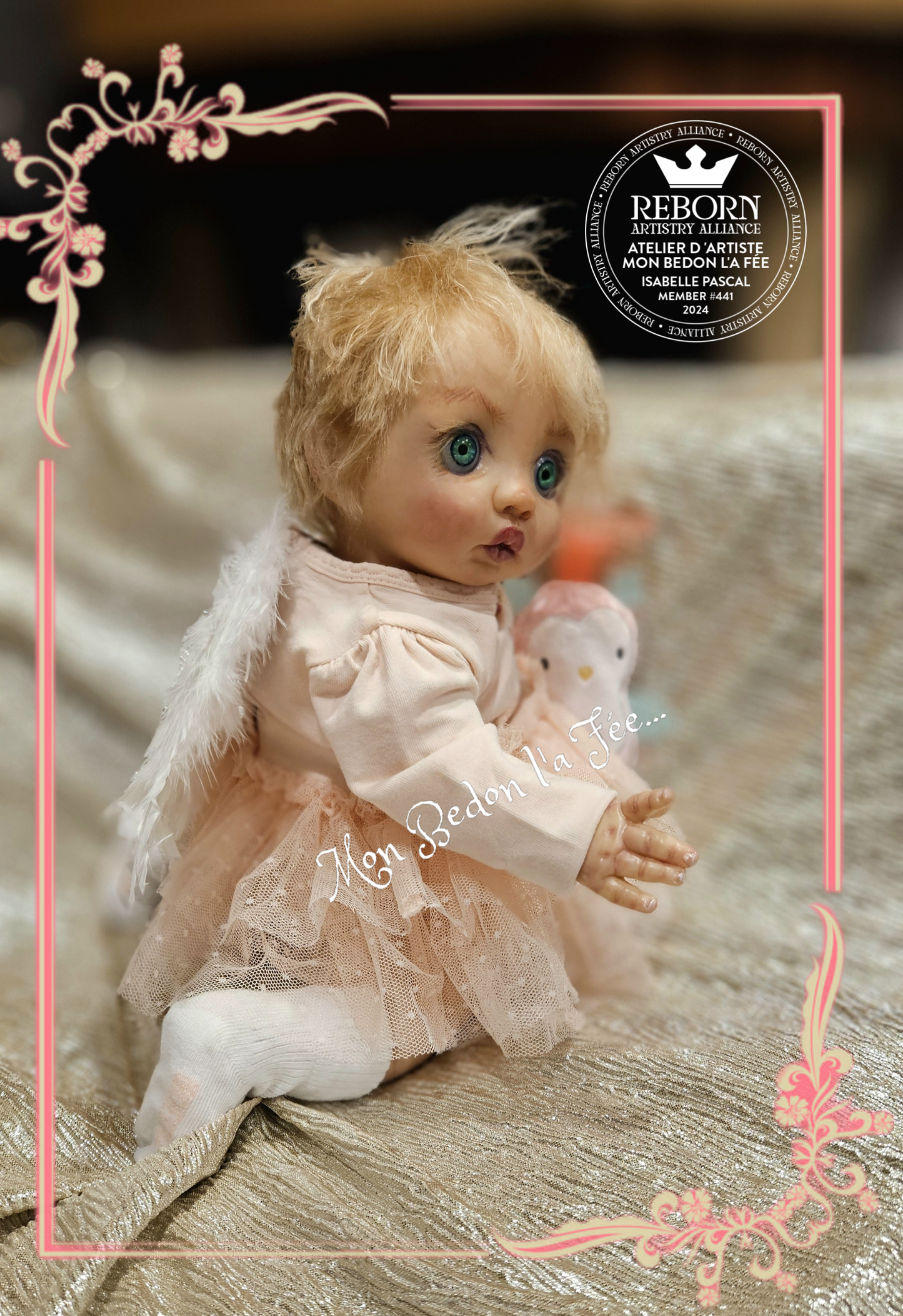 Poupée reborn authentique Peeka by Bonnie Brown