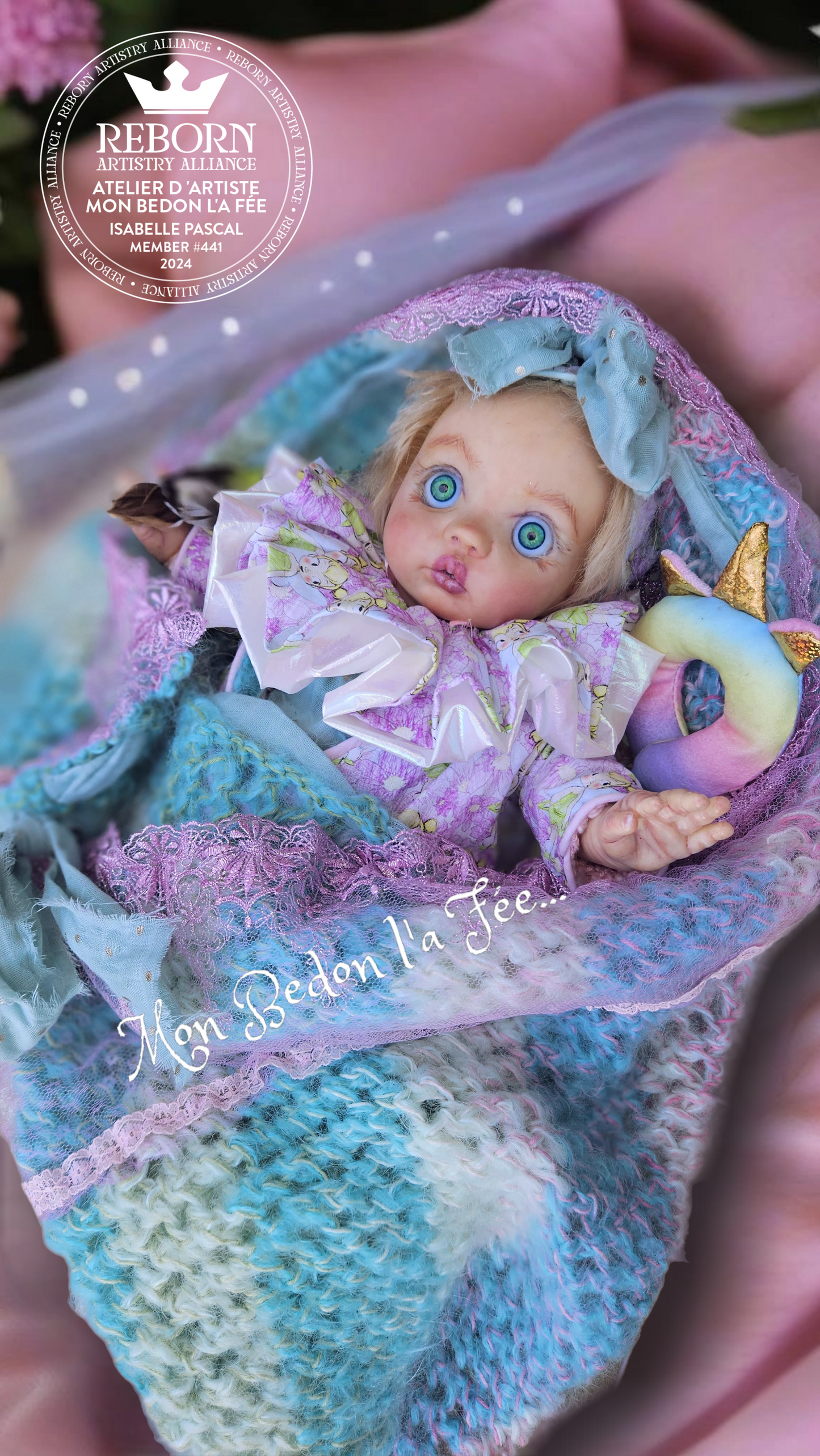 Poupée reborn authentique Peeka by Bonnie Brown