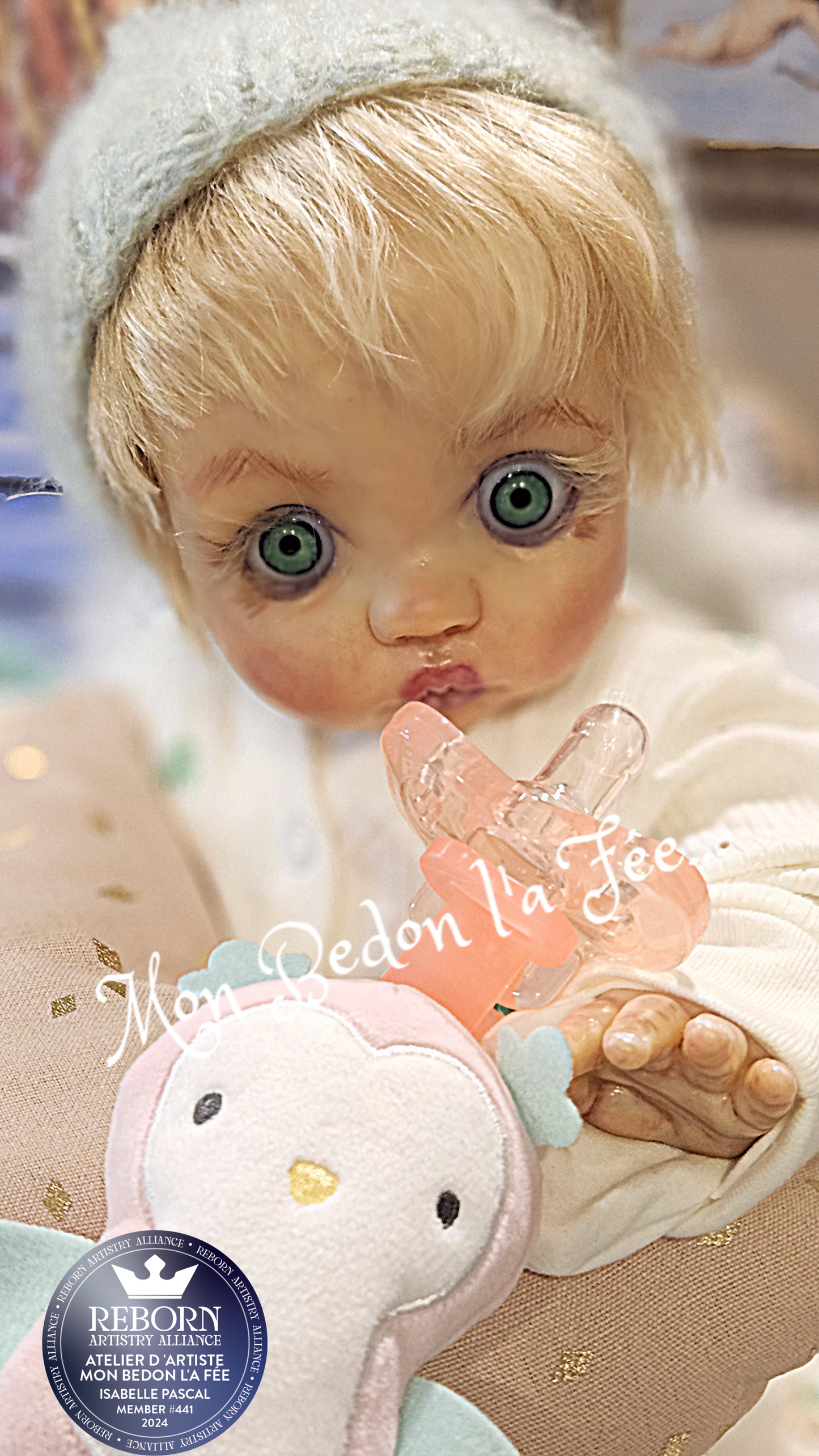 Poupée reborn authentique Peeka by Bonnie Brown