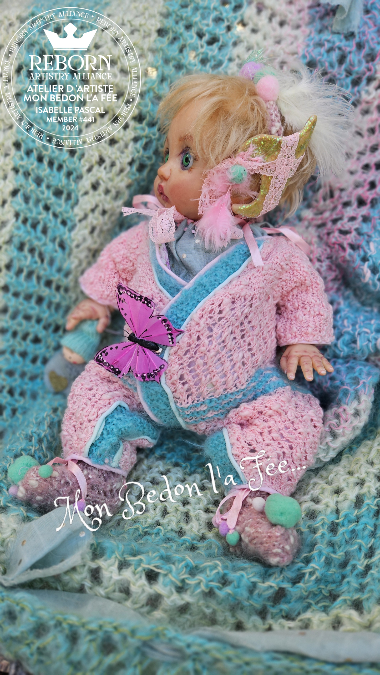 Poupée reborn authentique Peeka by Bonnie Brown